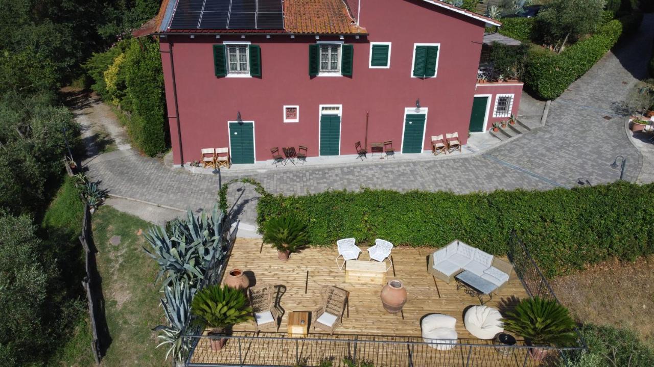 B&B Rosso Baccara Montevettolini Bagian luar foto